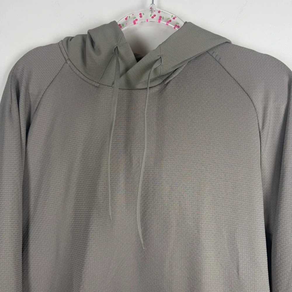 Lululemon Fundamental Fuel Pullover Hoodie Carbon Dust Men's Size Medium LM3BNZS